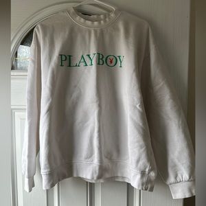 PlayBoy crew neck sweatshirt, size L